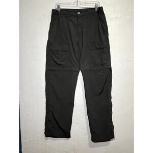 White Sierra gray convertible zipper outdoor pants womens medium gorpcore hiking